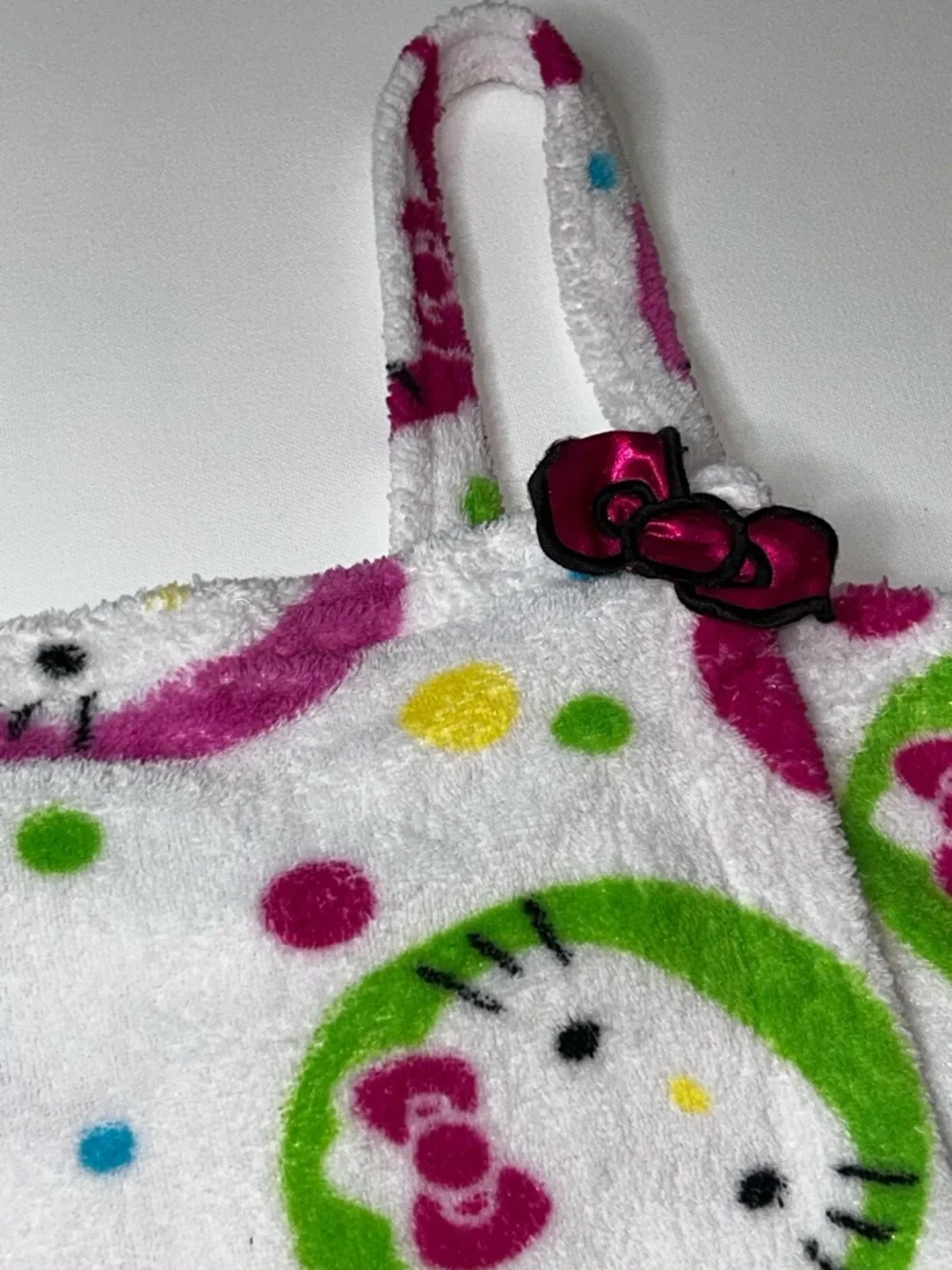 Hello Kitty Sanrio Pink Wrap Robe Towel Size Small Medium 2008 Rare